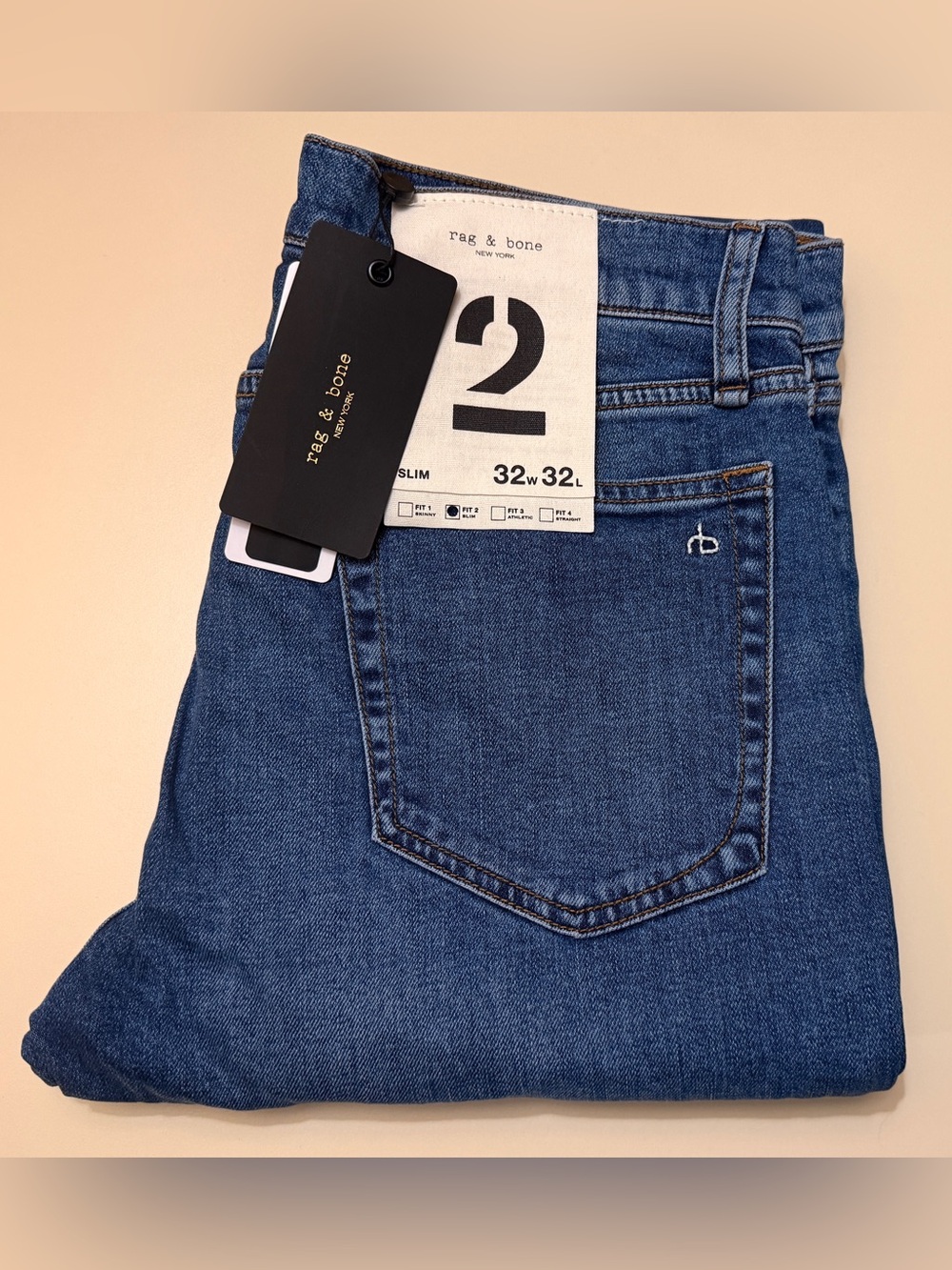 rag & bone Men's Blue Slim Jeans(brand new)